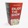 Große individuell bedruckte Popcornbehälter für ein volles Kinoerlebnis