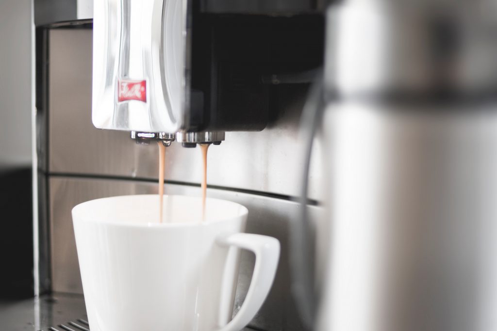 ceramic cup with coffee