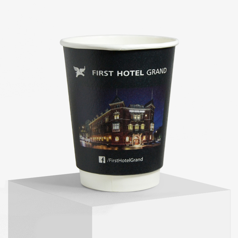 Which type of paper cup should I choose | Limepack paper cup with design 12oz dw first hotels 1